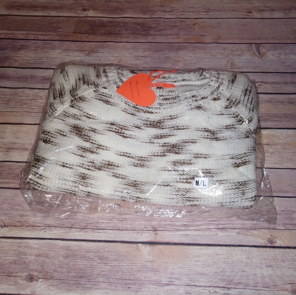 Ivory Mocha Sweater - Picture 4 of 8